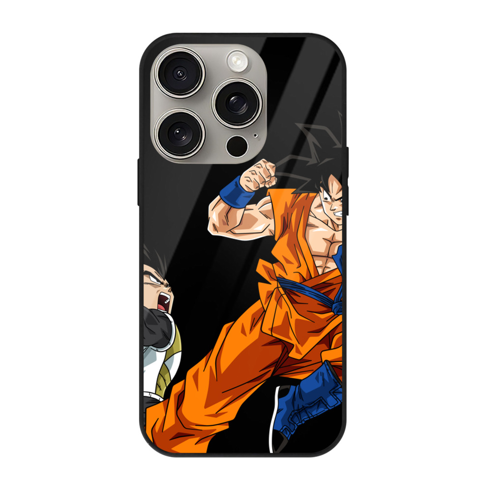 （画像用） ドラゴンボール 孫悟空（そん ごくう）Son Goku カカロット DRAGON BALL Kakarotto 【iPhone15Pro対応】スマホケース 耐衝撃＆黄変防止 背面ガラス