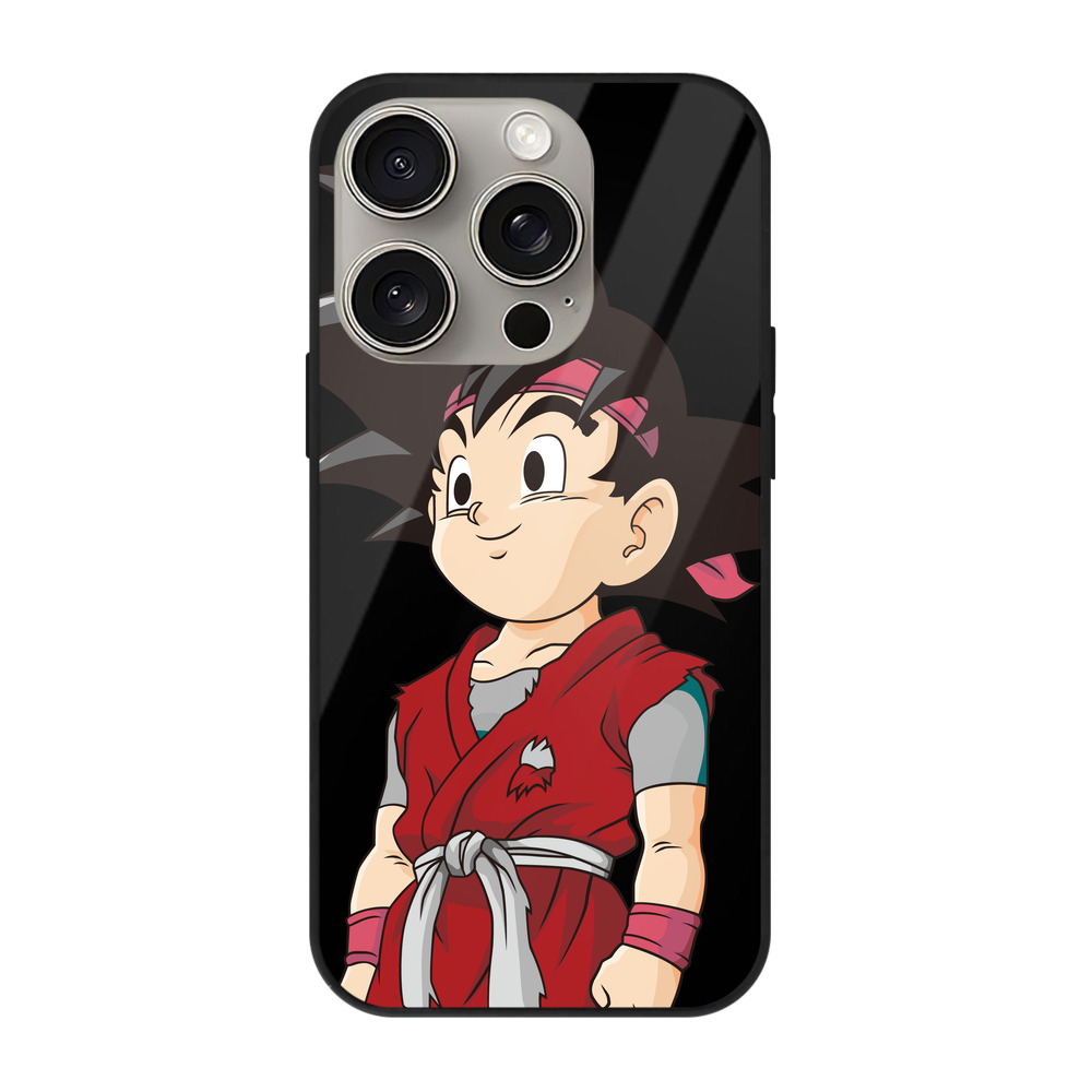 （画像用） ドラゴンボール 孫悟空（そん ごくう）Son Goku カカロット DRAGON BALL Kakarotto 【iPhone15Pro対応】スマホケース 耐衝撃＆黄変防止 背面ガラス