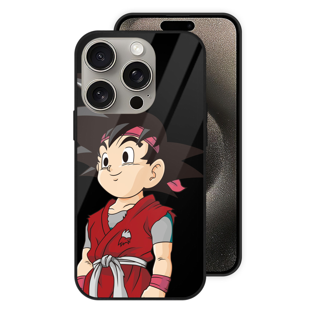 （画像用） ドラゴンボール 孫悟空（そん ごくう）Son Goku カカロット DRAGON BALL Kakarotto 【iPhone15Pro対応】スマホケース 耐衝撃＆黄変防止 背面ガラス