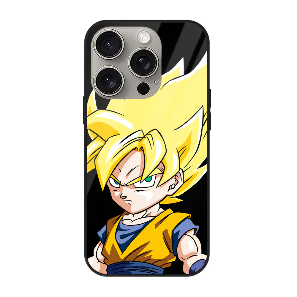 （画像用） ドラゴンボール 孫悟空（そん ごくう）Son Goku カカロット DRAGON BALL Kakarotto 【iPhone15Pro対応】スマホケース 耐衝撃＆黄変防止 背面ガラス