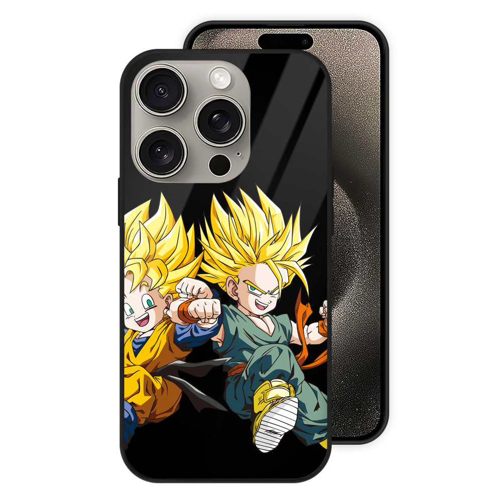 （画像用） ドラゴンボール 孫悟空（そん ごくう）Son Goku カカロット DRAGON BALL Kakarotto 【iPhone15Pro対応】スマホケース 耐衝撃＆黄変防止 背面ガラス