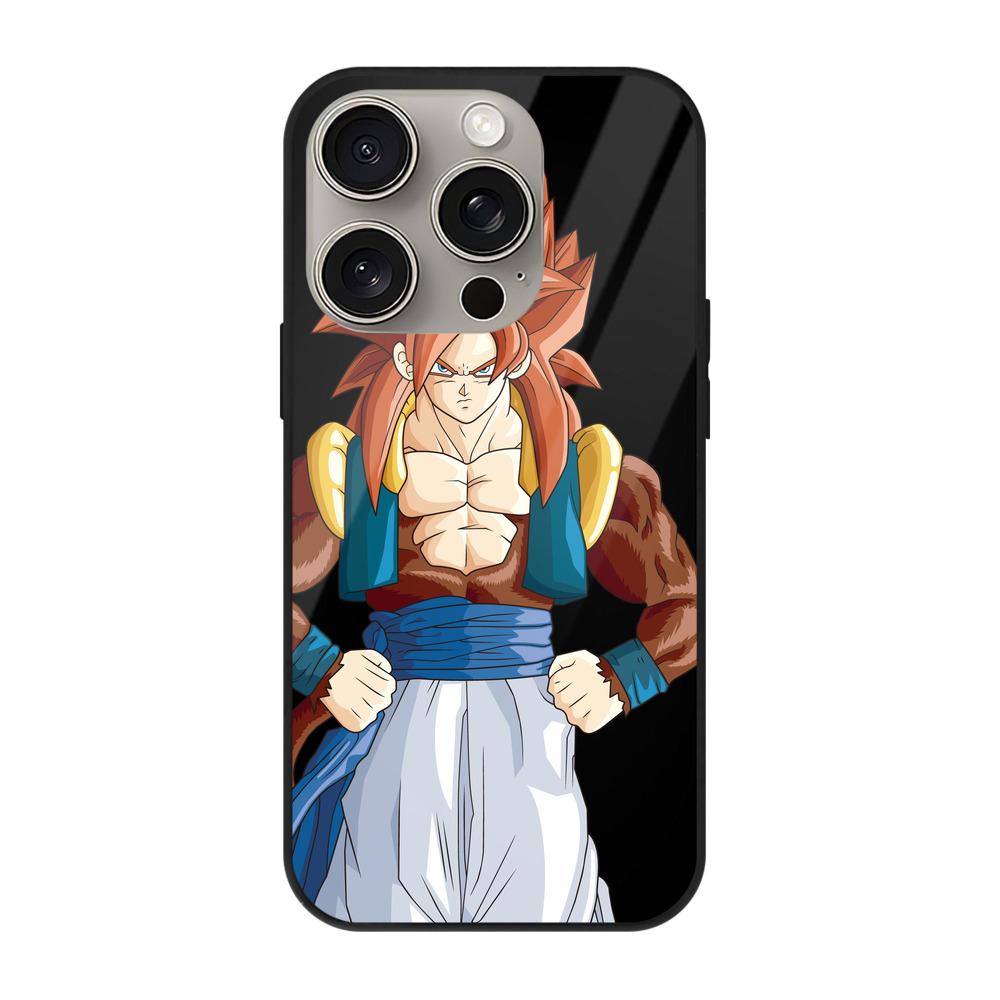 （画像用） ドラゴンボール 孫悟空（そん ごくう）Son Goku カカロット DRAGON BALL Kakarotto 【iPhone15Pro対応】スマホケース 耐衝撃＆黄変防止 背面ガラス