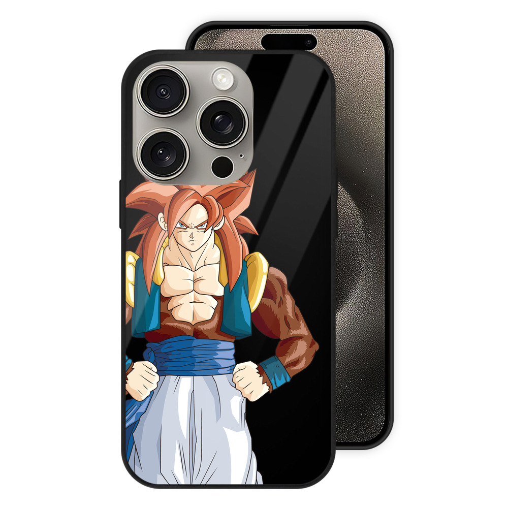 （画像用） ドラゴンボール 孫悟空（そん ごくう）Son Goku カカロット DRAGON BALL Kakarotto 【iPhone15Pro対応】スマホケース 耐衝撃＆黄変防止 背面ガラス