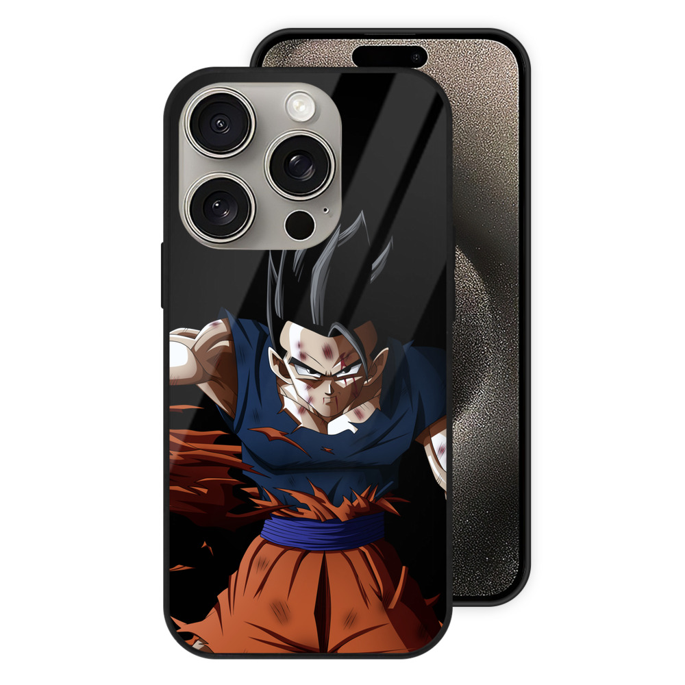 （画像用） ドラゴンボール ベジータ四世（Bejīta Yonsei）DRAGON BALL Vegeta IV 【iPhone15Pro対応】スマホケース 耐衝撃＆黄変防止 背面ガラス