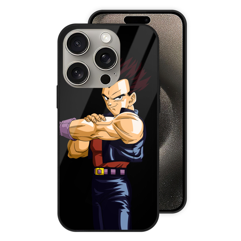 （画像用） ドラゴンボール ベジータ四世（Bejīta Yonsei）DRAGON BALL Vegeta IV 【iPhone15Pro対応】スマホケース 耐衝撃＆黄変防止 背面ガラス