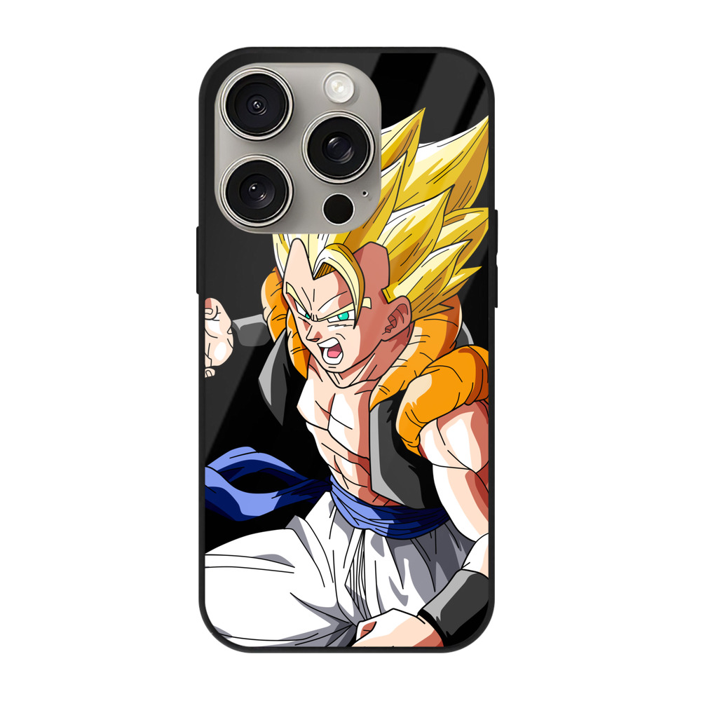 （画像用） ドラゴンボール ベジータ四世（Bejīta Yonsei）DRAGON BALL Vegeta IV 【iPhone15Pro対応】スマホケース 耐衝撃＆黄変防止 背面ガラス