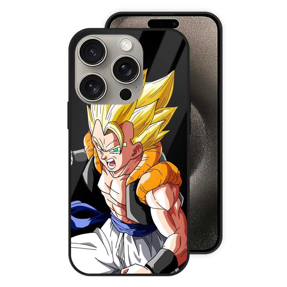 （画像用） ドラゴンボール ベジータ四世（Bejīta Yonsei）DRAGON BALL Vegeta IV 【iPhone15Pro対応】スマホケース 耐衝撃＆黄変防止 背面ガラス