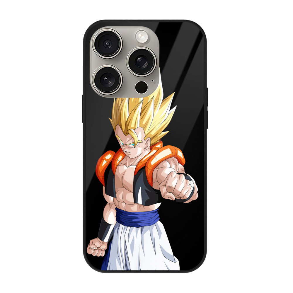 （画像用） ドラゴンボール ベジータ四世（Bejīta Yonsei）DRAGON BALL Vegeta IV 【iPhone15Pro対応】スマホケース 耐衝撃＆黄変防止 背面ガラス