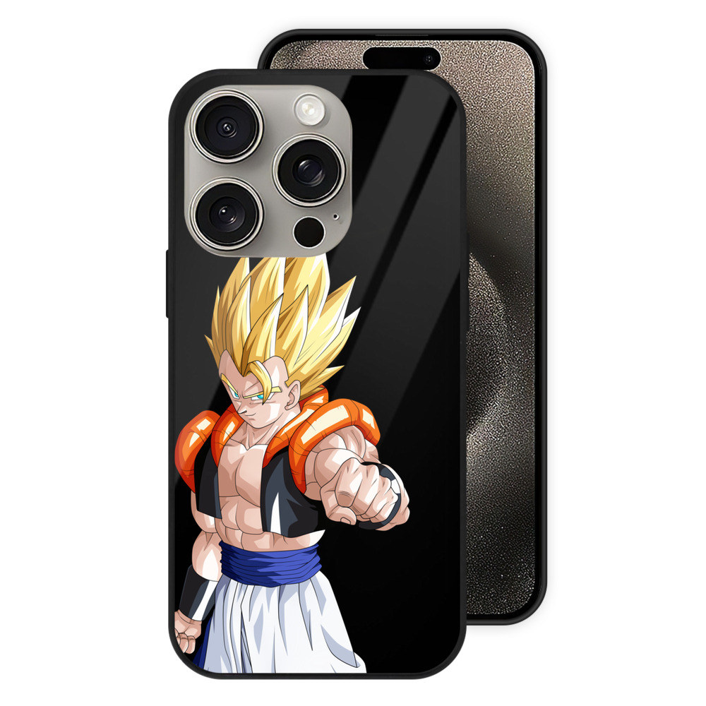 （画像用） ドラゴンボール ベジータ四世（Bejīta Yonsei）DRAGON BALL Vegeta IV 【iPhone15Pro対応】スマホケース 耐衝撃＆黄変防止 背面ガラス