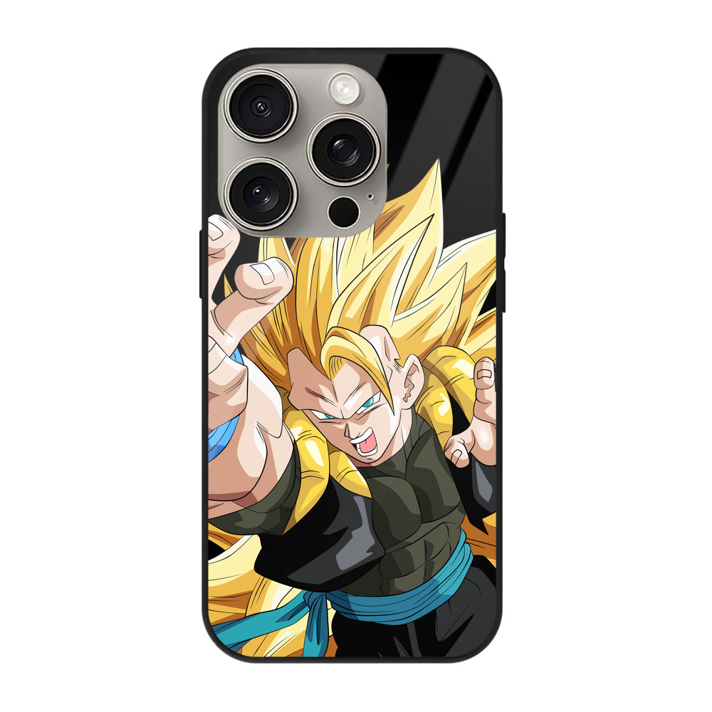 （画像用） ドラゴンボール ベジータ四世（Bejīta Yonsei）DRAGON BALL Vegeta IV 【iPhone15Pro対応】スマホケース 耐衝撃＆黄変防止 背面ガラス