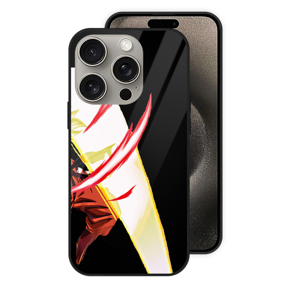 （画像用） ドラゴンボール ベジータ四世（Bejīta Yonsei）DRAGON BALL Vegeta IV 【iPhone15Pro対応】スマホケース 耐衝撃＆黄変防止 背面ガラス