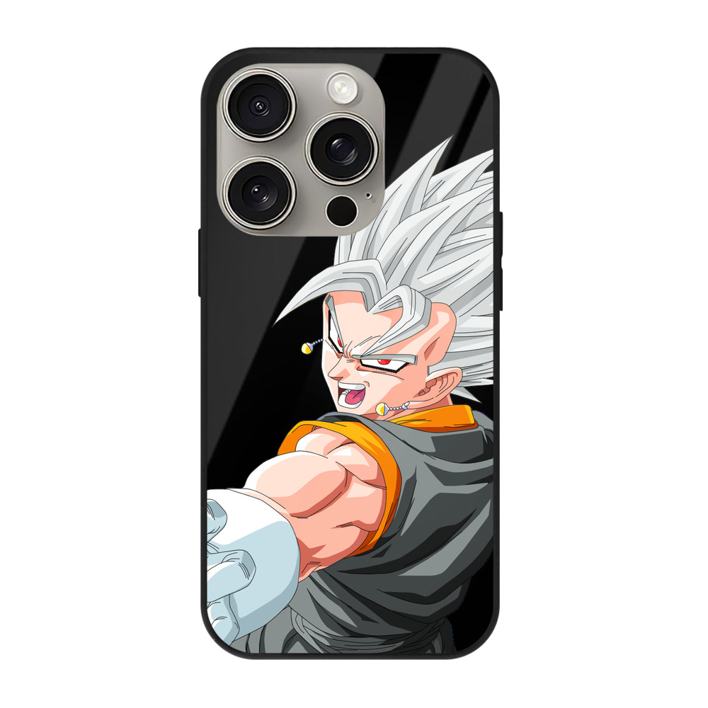 （画像用） ドラゴンボール ベジータ四世（Bejīta Yonsei）DRAGON BALL Vegeta IV 【iPhone15Pro対応】スマホケース 耐衝撃＆黄変防止 背面ガラス