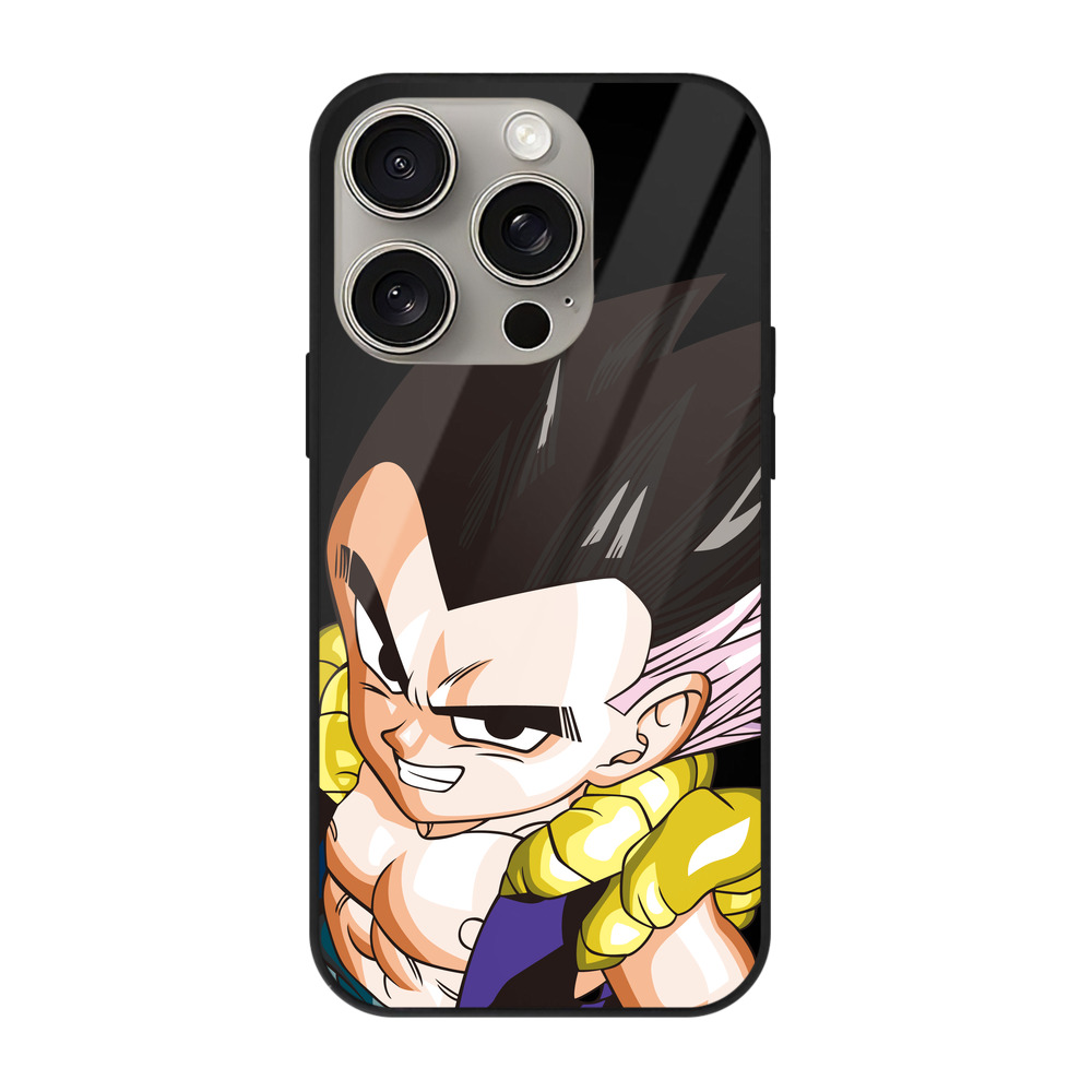 （画像用） ドラゴンボール ベジータ四世（Bejīta Yonsei）DRAGON BALL Vegeta IV 【iPhone15Pro対応】スマホケース 耐衝撃＆黄変防止 背面ガラス
