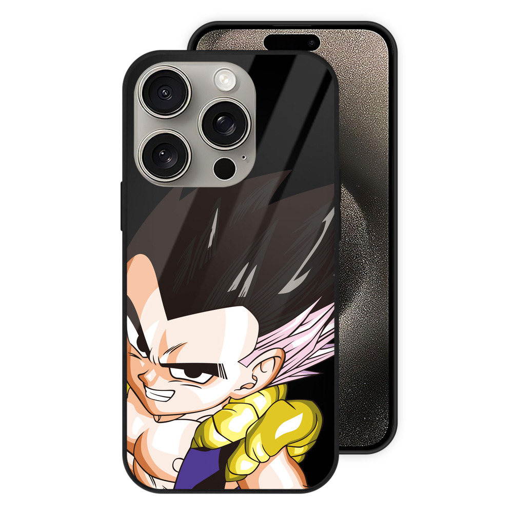 （画像用） ドラゴンボール ベジータ四世（Bejīta Yonsei）DRAGON BALL Vegeta IV 【iPhone15Pro対応】スマホケース 耐衝撃＆黄変防止 背面ガラス