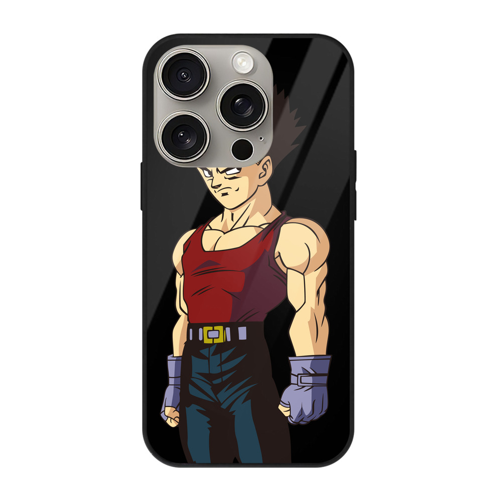 （画像用） ドラゴンボール ベジータ四世（Bejīta Yonsei）DRAGON BALL Vegeta IV 【iPhone15Pro対応】スマホケース 耐衝撃＆黄変防止 背面ガラス