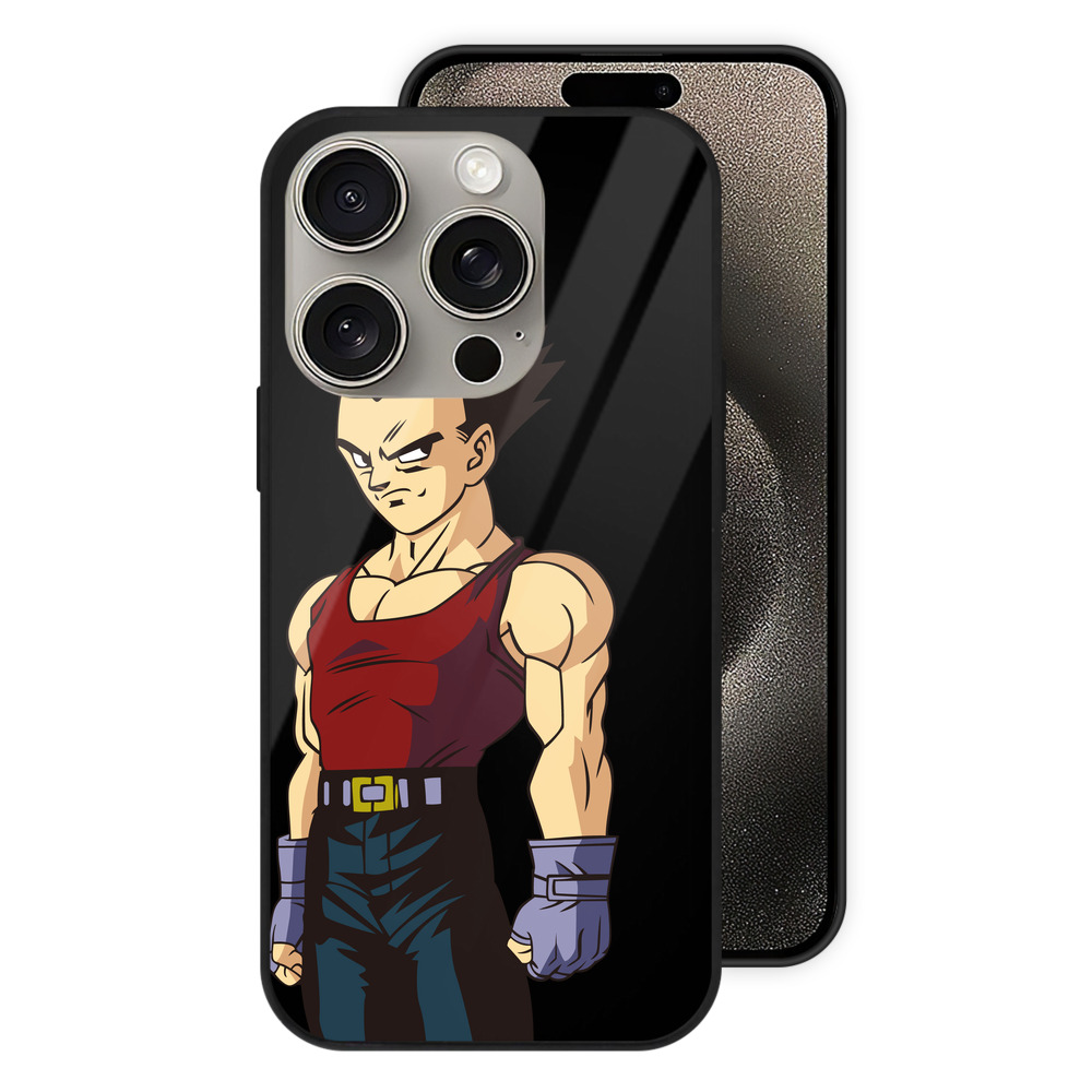 （画像用） ドラゴンボール ベジータ四世（Bejīta Yonsei）DRAGON BALL Vegeta IV 【iPhone15Pro対応】スマホケース 耐衝撃＆黄変防止 背面ガラス