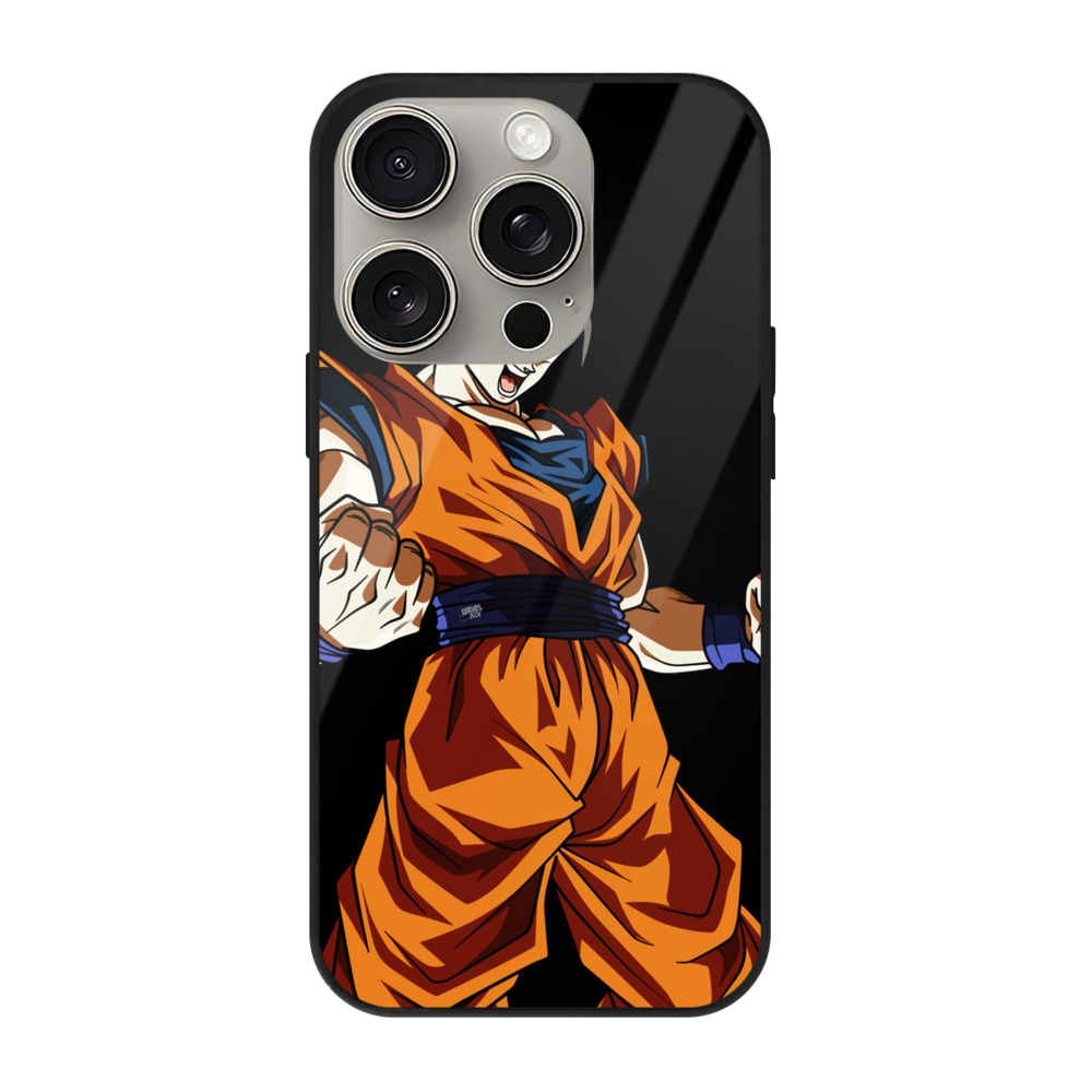 （画像用） ドラゴンボール 孫 悟飯（そんごはん）DRAGON BALL Son Gohan 【iPhone15Pro対応】スマホケース 耐衝撃＆黄変防止 背面ガラス