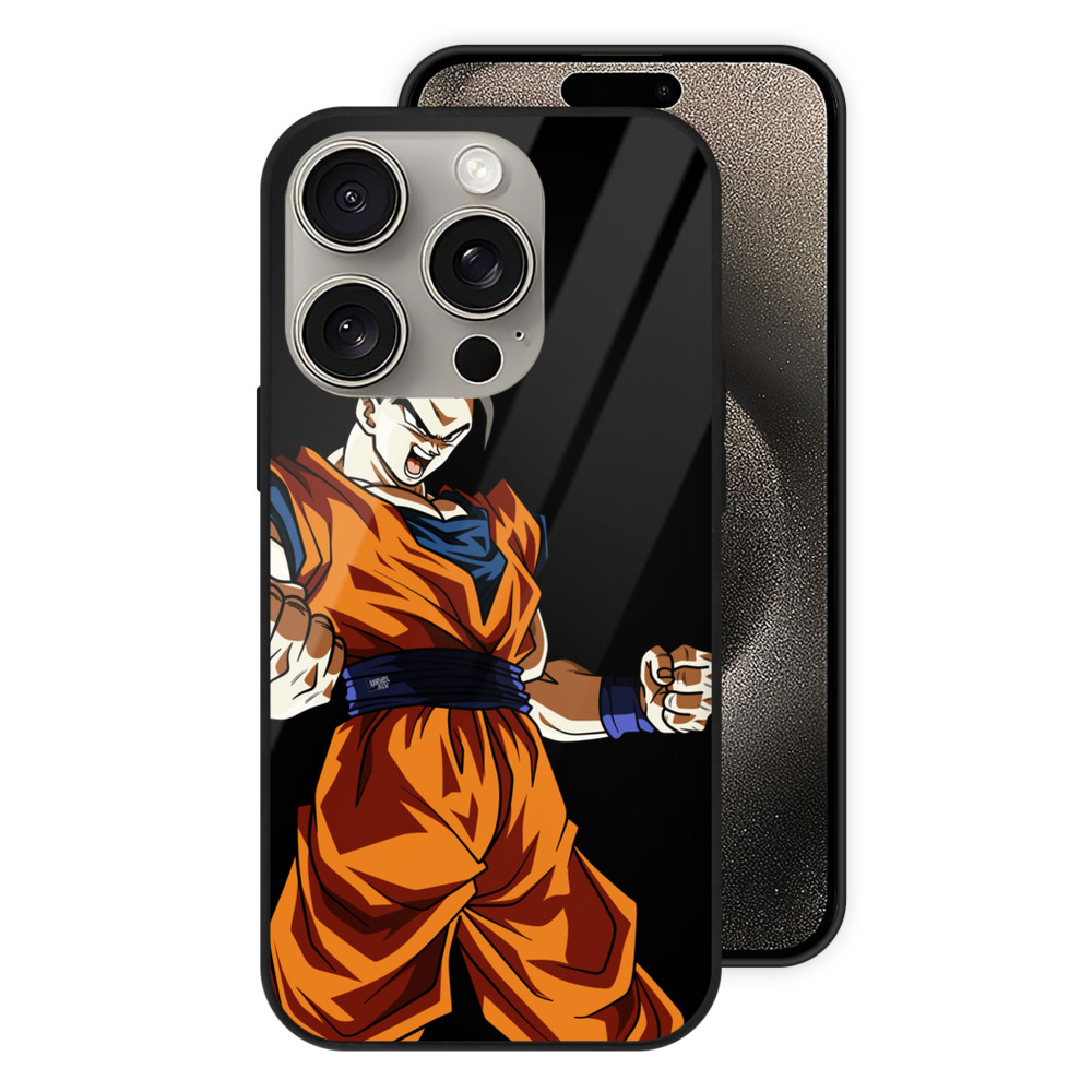 （画像用） ドラゴンボール 孫 悟飯（そんごはん）DRAGON BALL Son Gohan 【iPhone15Pro対応】スマホケース 耐衝撃＆黄変防止 背面ガラス