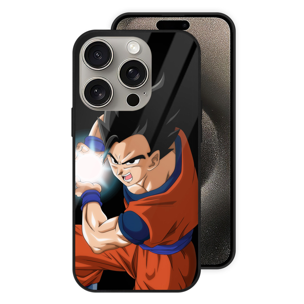 （画像用） ドラゴンボール 孫 悟飯（そんごはん）DRAGON BALL Son Gohan 【iPhone15Pro対応】スマホケース 耐衝撃＆黄変防止 背面ガラス