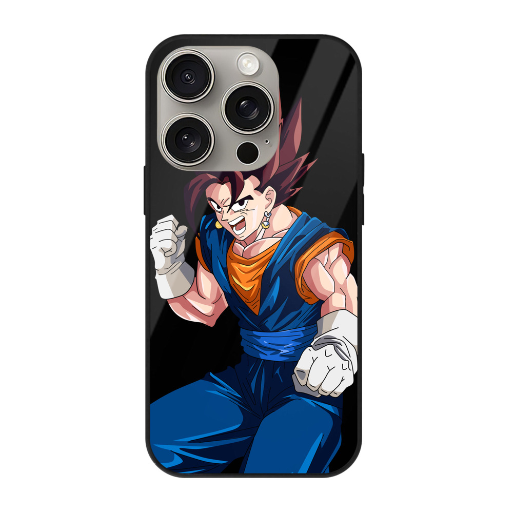 （画像用） ドラゴンボール 孫 悟飯（そんごはん）DRAGON BALL Son Gohan 【iPhone15Pro対応】スマホケース 耐衝撃＆黄変防止 背面ガラス