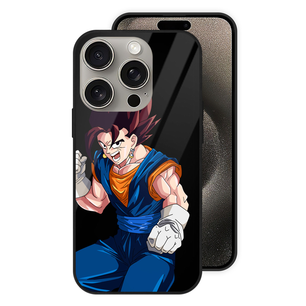 （画像用） ドラゴンボール 孫 悟飯（そんごはん）DRAGON BALL Son Gohan 【iPhone15Pro対応】スマホケース 耐衝撃＆黄変防止 背面ガラス