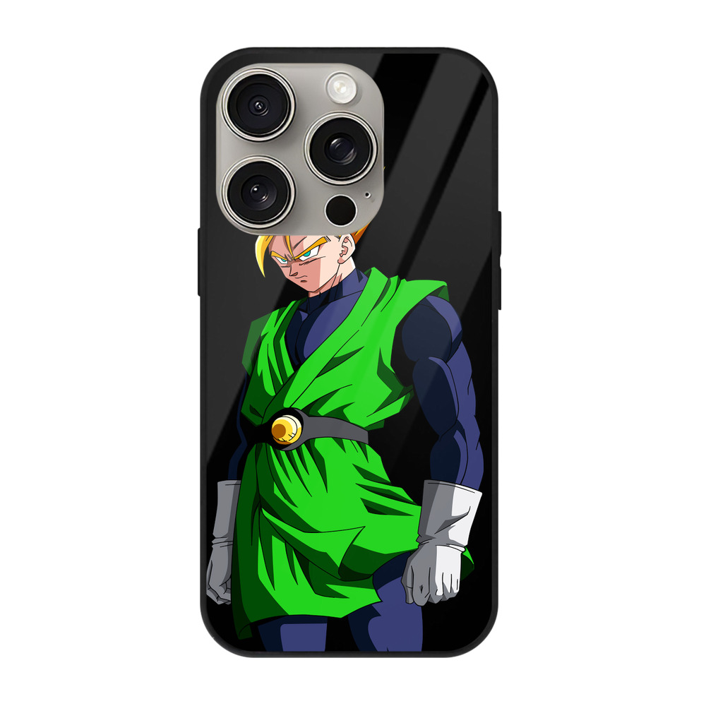（画像用） ドラゴンボール 孫 悟飯（そんごはん）DRAGON BALL Son Gohan 【iPhone15Pro対応】スマホケース 耐衝撃＆黄変防止 背面ガラス