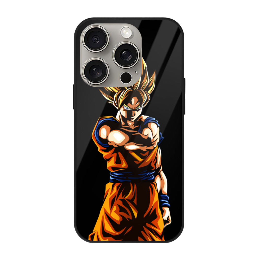 （画像用） ドラゴンボール 孫 悟飯（そんごはん）DRAGON BALL Son Gohan 【iPhone15Pro対応】スマホケース 耐衝撃＆黄変防止 背面ガラス