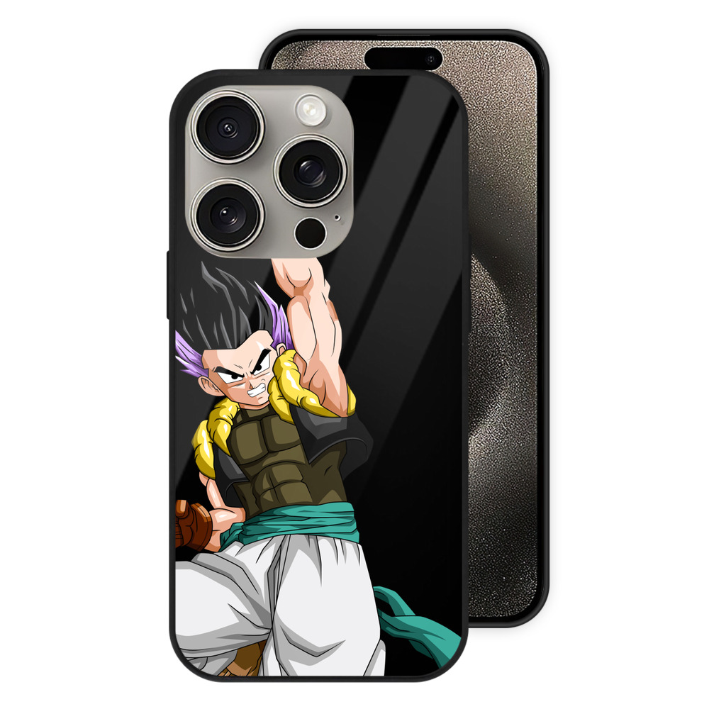 （画像用） ドラゴンボール 孫 悟飯（そんごはん）DRAGON BALL Son Gohan 【iPhone15Pro対応】スマホケース 耐衝撃＆黄変防止 背面ガラス