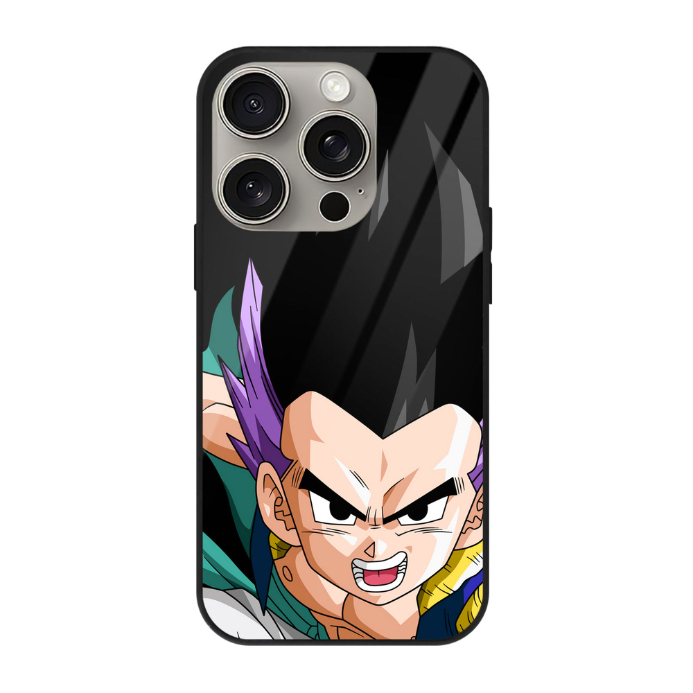 （画像用） ドラゴンボール 孫 悟飯（そんごはん）DRAGON BALL Son Gohan 【iPhone15Pro対応】スマホケース 耐衝撃＆黄変防止 背面ガラス