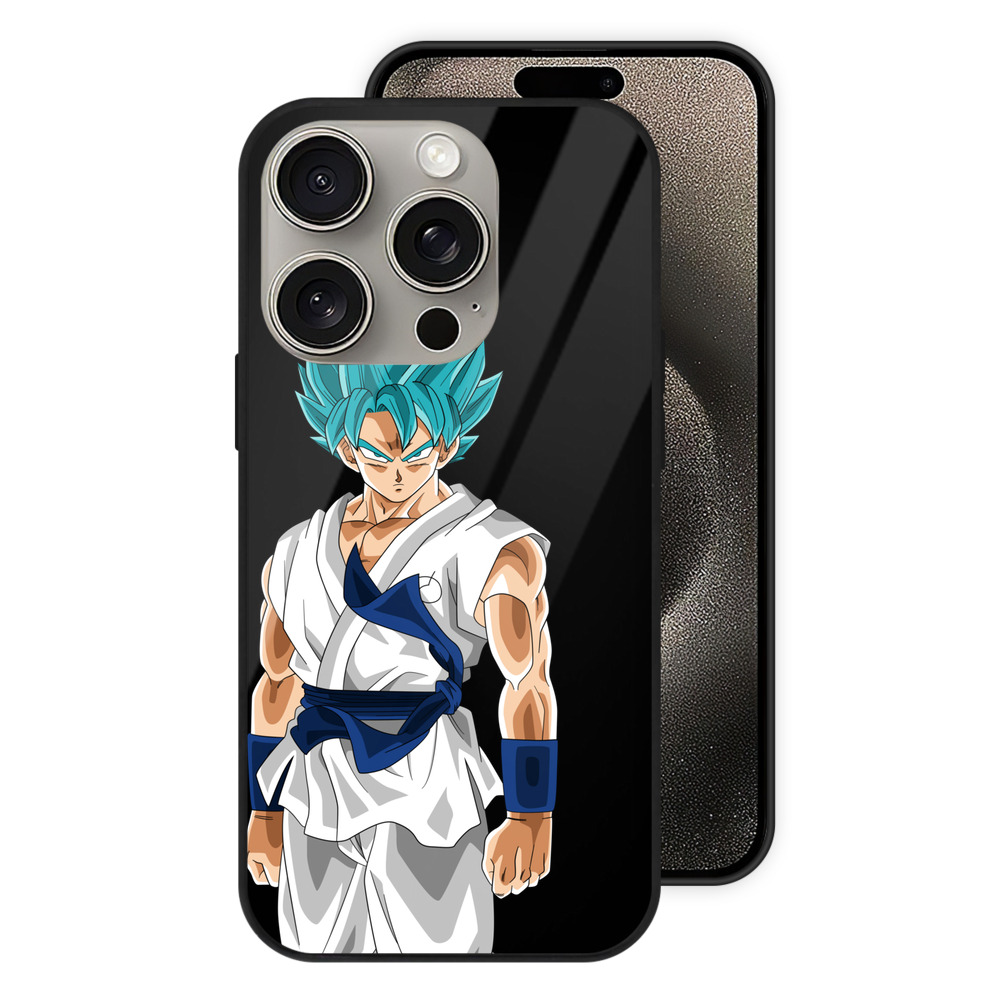 （画像用） ドラゴンボール 孫 悟飯（そんごはん）DRAGON BALL Son Gohan 【iPhone15Pro対応】スマホケース 耐衝撃＆黄変防止 背面ガラス