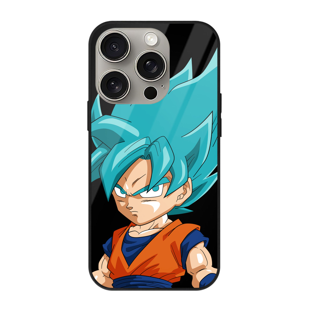 （画像用） ドラゴンボール 孫 悟飯（そんごはん）DRAGON BALL Son Gohan 【iPhone15Pro対応】スマホケース 耐衝撃＆黄変防止 背面ガラス