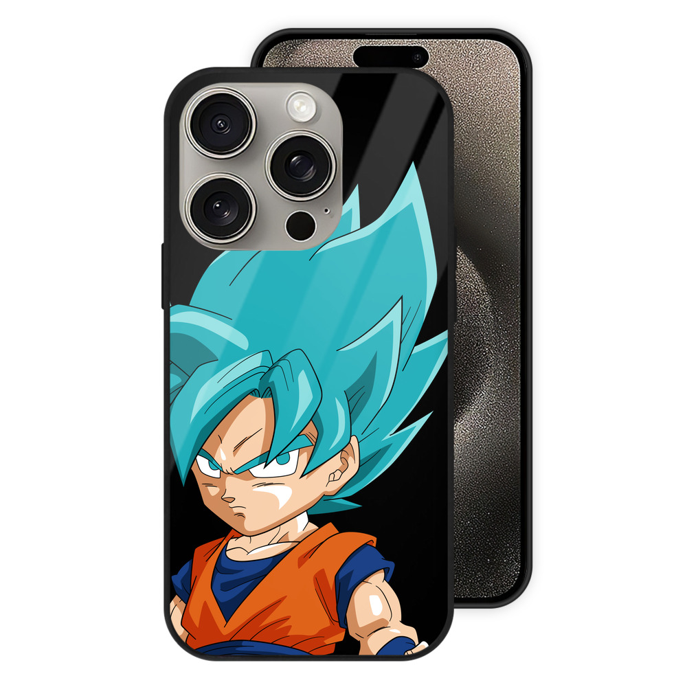 （画像用） ドラゴンボール 孫 悟飯（そんごはん）DRAGON BALL Son Gohan 【iPhone15Pro対応】スマホケース 耐衝撃＆黄変防止 背面ガラス