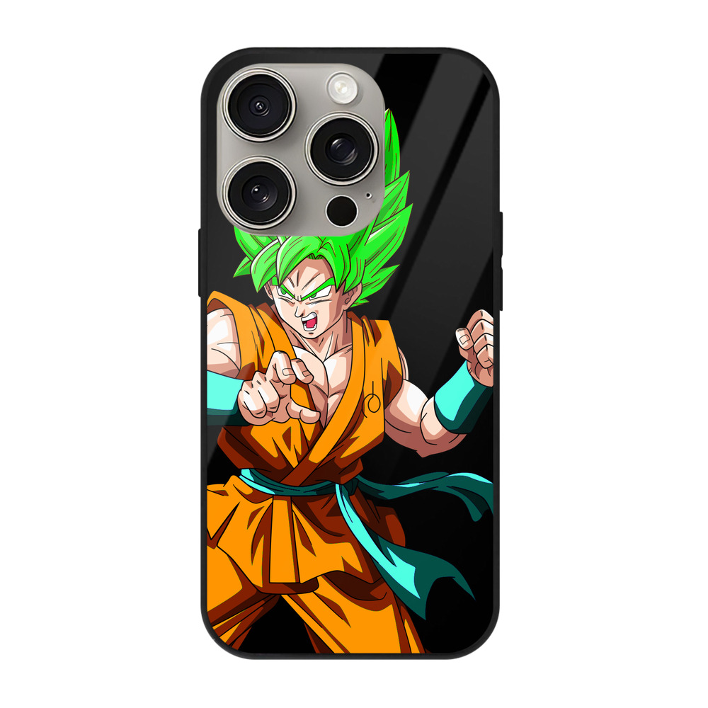（画像用） ドラゴンボール 孫 悟飯（そんごはん）DRAGON BALL Son Gohan 【iPhone15Pro対応】スマホケース 耐衝撃＆黄変防止 背面ガラス