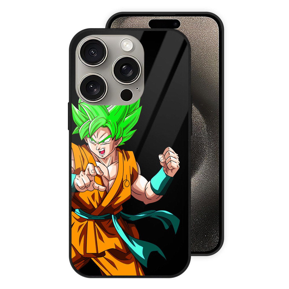 （画像用） ドラゴンボール 孫 悟飯（そんごはん）DRAGON BALL Son Gohan 【iPhone15Pro対応】スマホケース 耐衝撃＆黄変防止 背面ガラス