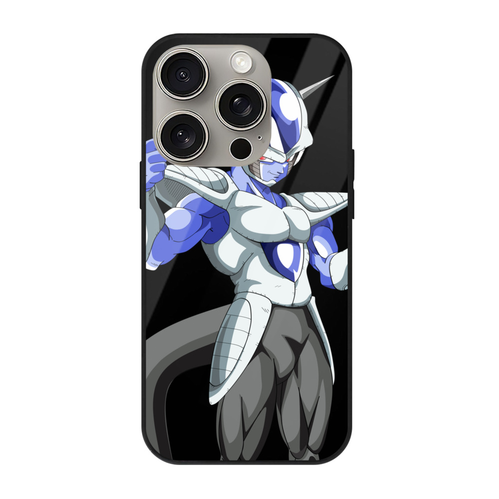 （画像用） ドラゴンボール フリーザ DRAGON BALL Frieza 【iPhone15Pro対応】スマホケース 耐衝撃＆黄変防止 背面ガラス