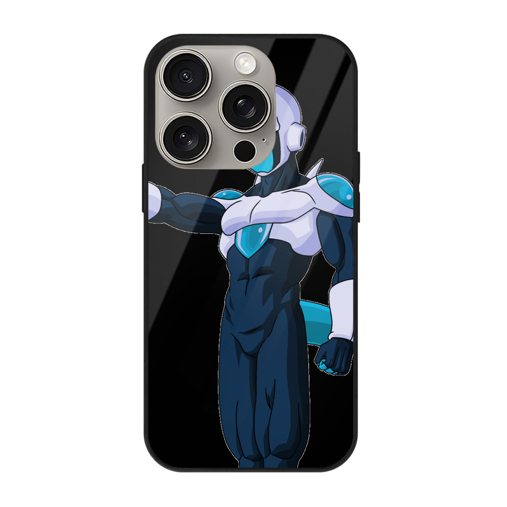 （画像用） ドラゴンボール フリーザ DRAGON BALL Frieza 【iPhone15Pro対応】スマホケース 耐衝撃＆黄変防止 背面ガラス