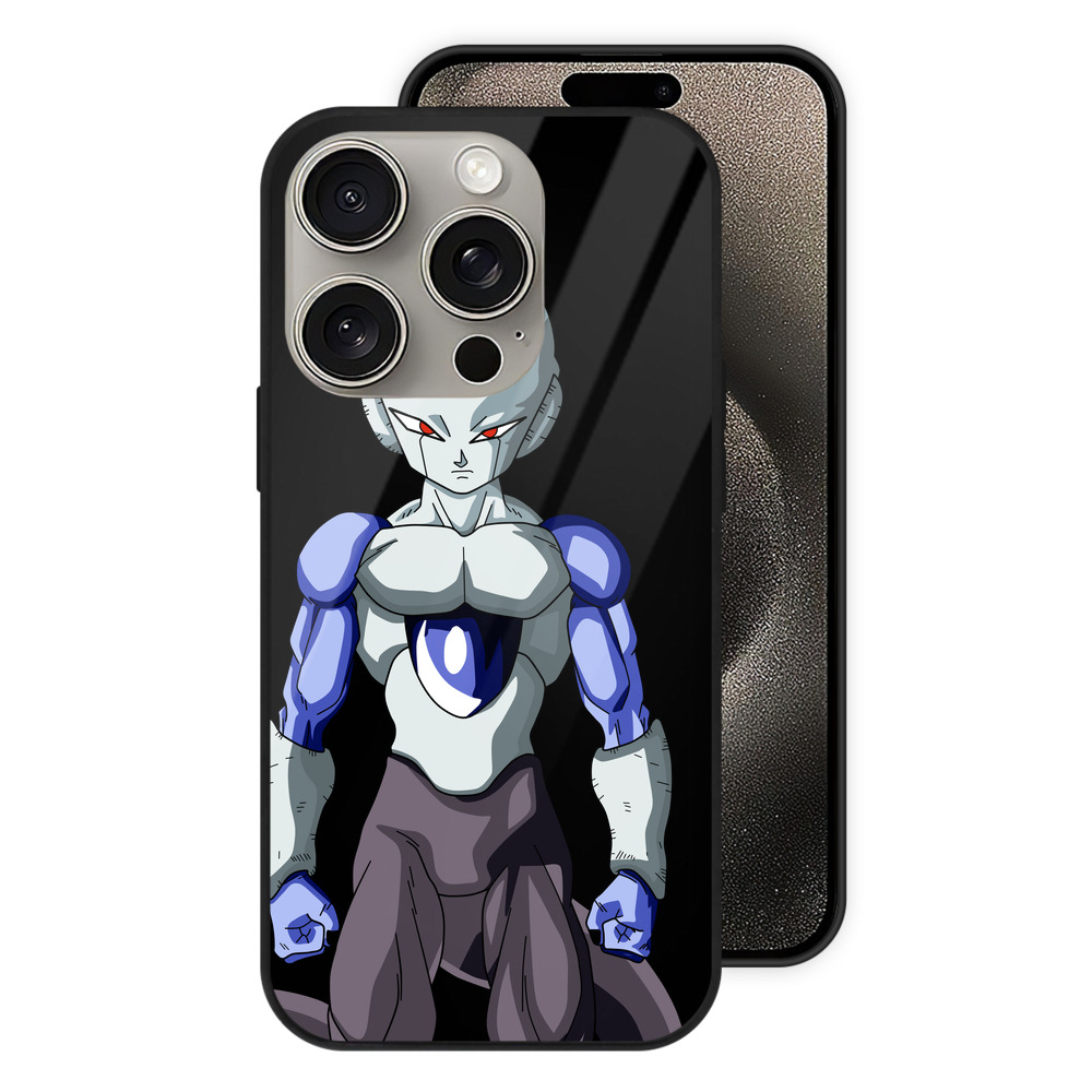 （画像用） ドラゴンボール フリーザ DRAGON BALL Frieza 【iPhone15Pro対応】スマホケース 耐衝撃＆黄変防止 背面ガラス