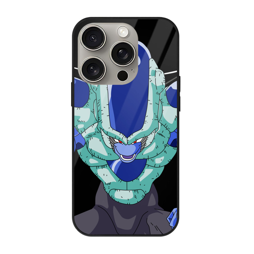 （画像用） ドラゴンボール フリーザ DRAGON BALL Frieza 【iPhone15Pro対応】スマホケース 耐衝撃＆黄変防止 背面ガラス