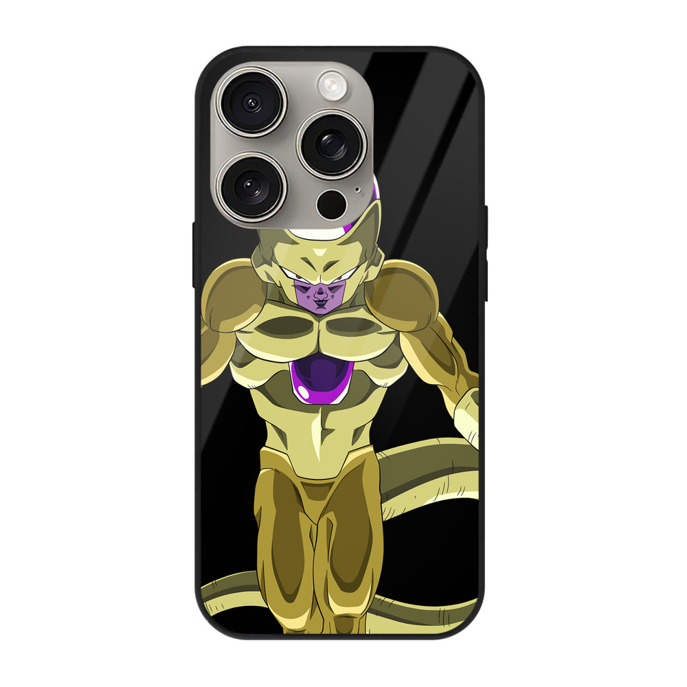 （画像用） ドラゴンボール フリーザ DRAGON BALL Frieza 【iPhone15Pro対応】スマホケース 耐衝撃＆黄変防止 背面ガラス