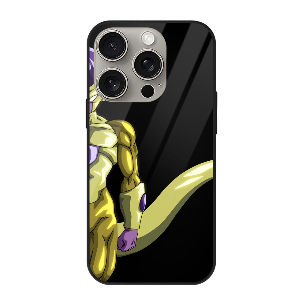 （画像用） ドラゴンボール フリーザ DRAGON BALL Frieza 【iPhone15Pro対応】スマホケース 耐衝撃＆黄変防止 背面ガラス