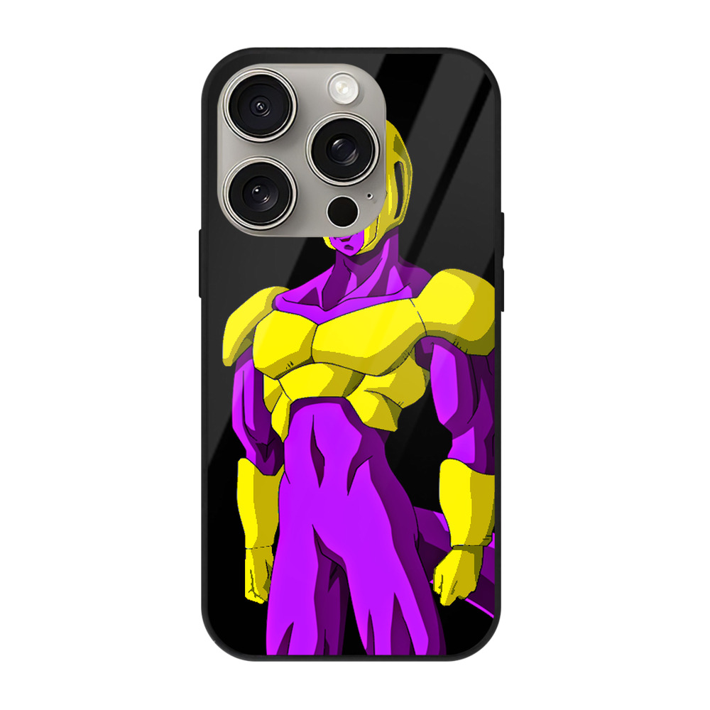 （画像用） ドラゴンボール フリーザ DRAGON BALL Frieza 【iPhone15Pro対応】スマホケース 耐衝撃＆黄変防止 背面ガラス