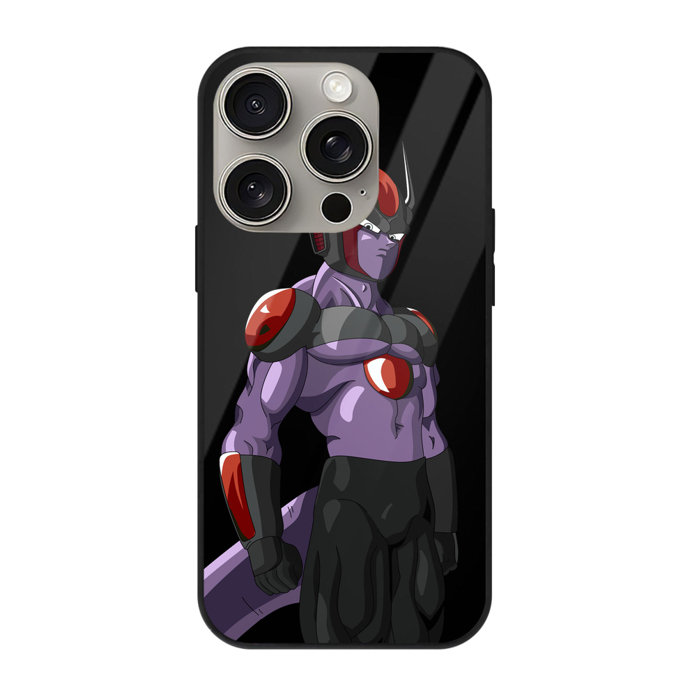 （画像用） ドラゴンボール フリーザ DRAGON BALL Frieza 【iPhone15Pro対応】スマホケース 耐衝撃＆黄変防止 背面ガラス
