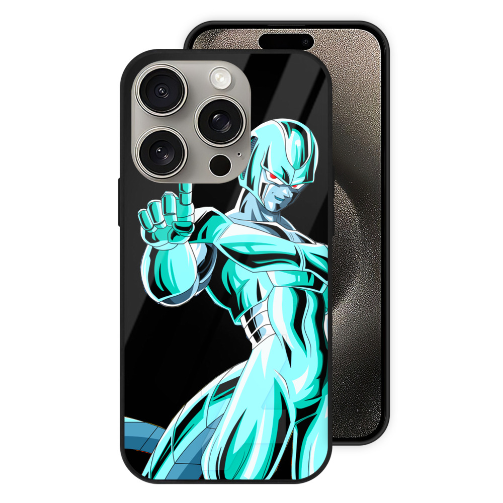 （画像用） ドラゴンボール クウラ DRAGON BALL Cooler Coora 【iPhone15Pro対応】スマホケース 耐衝撃＆黄変防止 背面ガラス