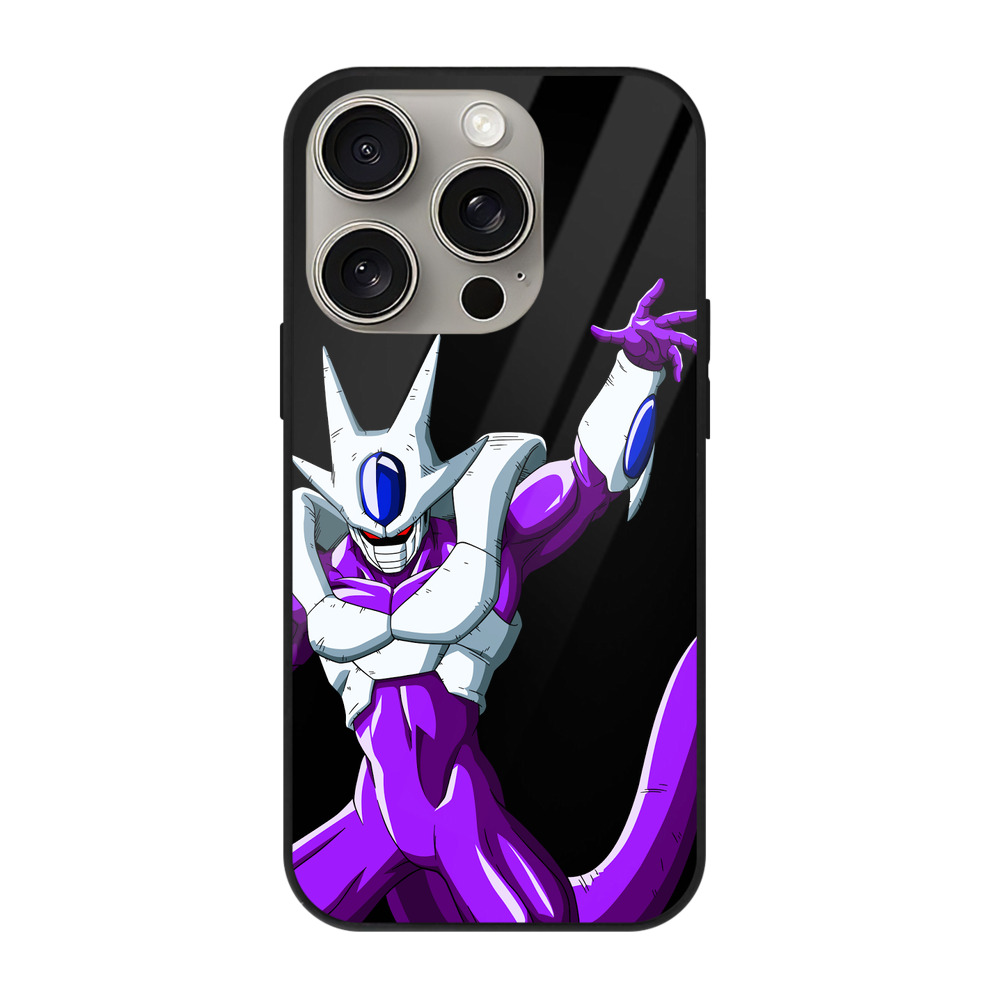 （画像用） ドラゴンボール クウラ DRAGON BALL Cooler Coora 【iPhone15Pro対応】スマホケース 耐衝撃＆黄変防止 背面ガラス