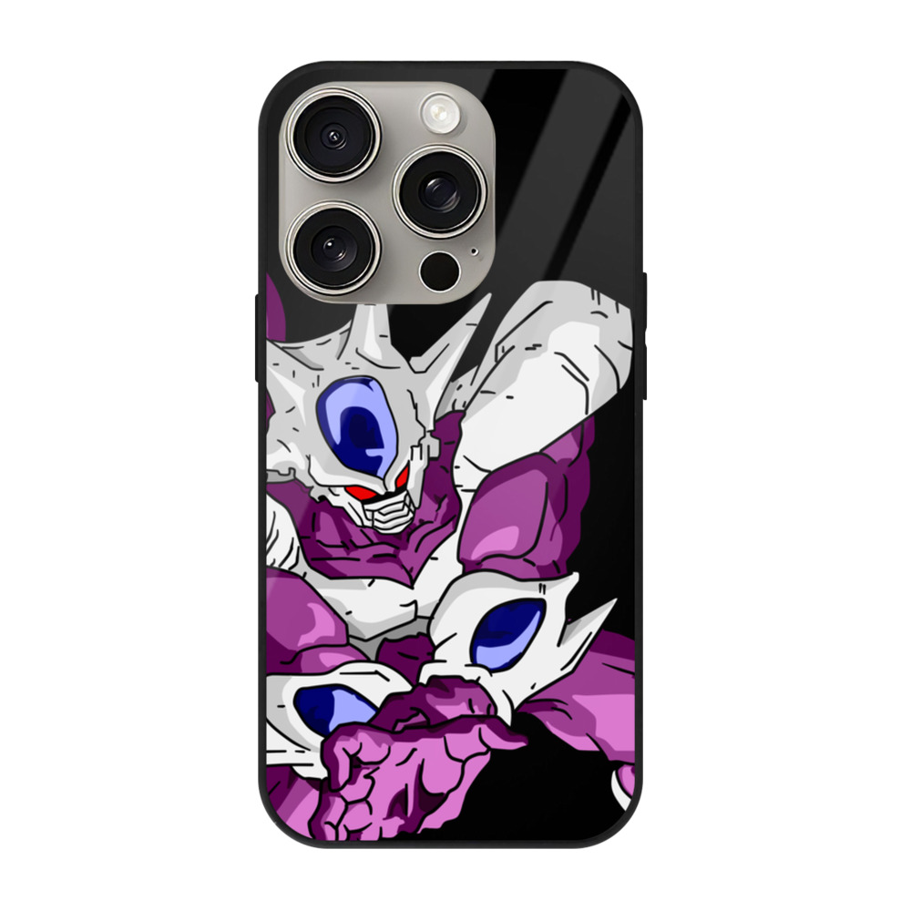 （画像用） ドラゴンボール クウラ DRAGON BALL Cooler Coora 【iPhone15Pro対応】スマホケース 耐衝撃＆黄変防止 背面ガラス
