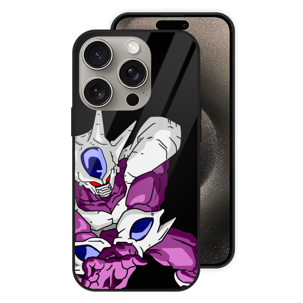 （画像用） ドラゴンボール クウラ DRAGON BALL Cooler Coora 【iPhone15Pro対応】スマホケース 耐衝撃＆黄変防止 背面ガラス