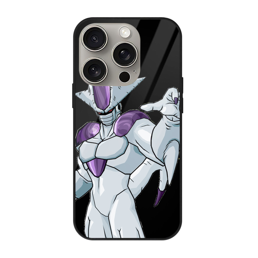 （画像用） ドラゴンボール クウラ DRAGON BALL Cooler Coora 【iPhone15Pro対応】スマホケース 耐衝撃＆黄変防止 背面ガラス