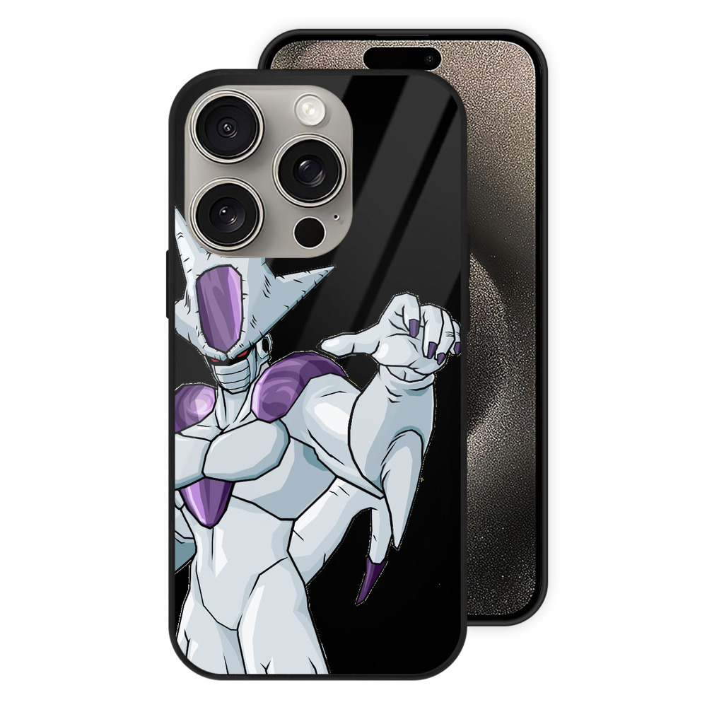 （画像用） ドラゴンボール クウラ DRAGON BALL Cooler Coora 【iPhone15Pro対応】スマホケース 耐衝撃＆黄変防止 背面ガラス