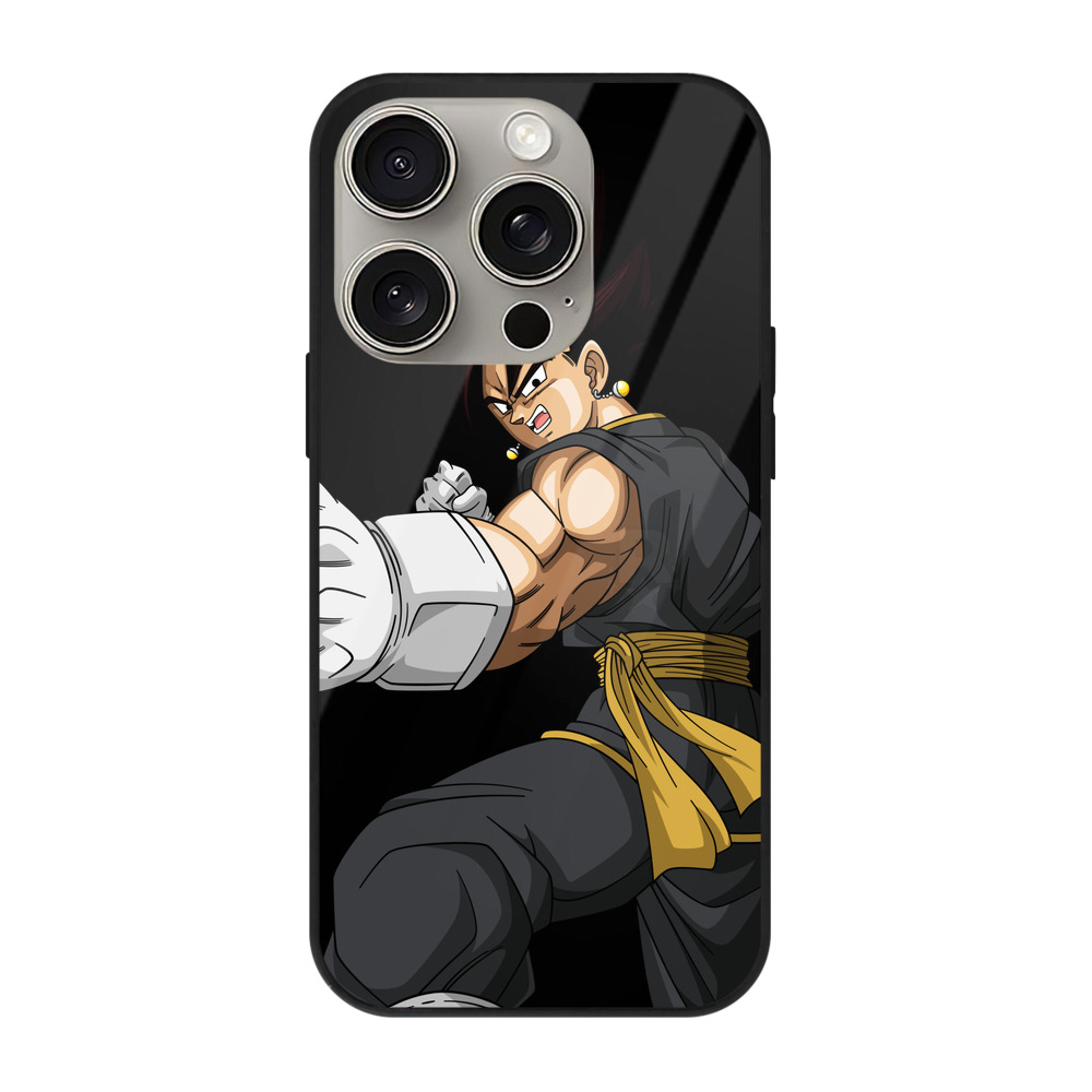 （画像用） ドラゴンボール ベジット DRAGON BALL Vegetto 【iPhone15Pro対応】スマホケース 耐衝撃＆黄変防止 背面ガラス