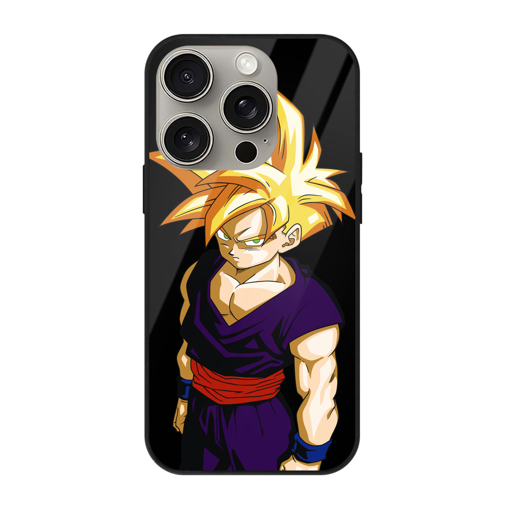 （画像用） ドラゴンボール ベジット DRAGON BALL Vegetto 【iPhone15Pro対応】スマホケース 耐衝撃＆黄変防止 背面ガラス